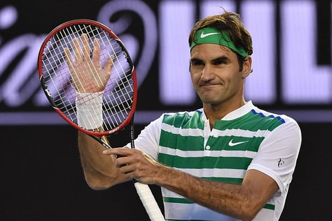 Federer dễ dàng vào vòng 2 Australian Open 2016. (Nguồn: AFP/Getty Images)