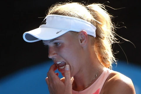 Caroline Wozniacki sớm phải chia tay Australian Open 2016. (Nguồn: AP)