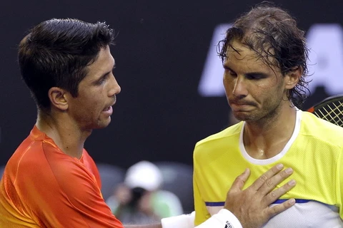 Nadal bại trận trước Verdasco. (Nguồn: AP)