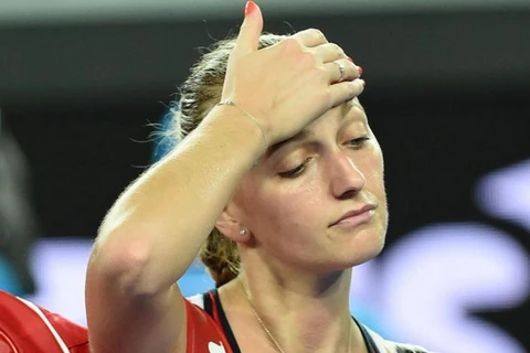 Petra Kvitova dừng bước sớm. (Nguồn: AP)