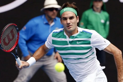 Roger Federer thẳng tiến vòng 3 Australian Open 2016. (Nguồn: AP)