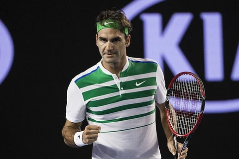 Federer cán mốc 300 chiến thắng ở Grand Slam. (Nguồn: DM)