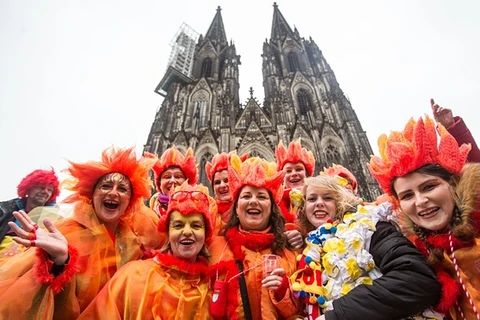 Lễ hội hóa trang ở Cologne. (Nguồn: AP)
