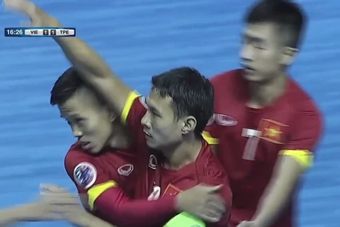 Nguyễn Bảo Quân là người ghi bàn đầu tiên cho đội tuyển Việt Nam. (Nguồn: YouTube)