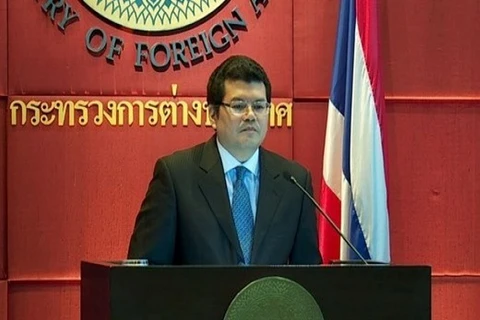 Người phát ngôn Bộ ngoại giao Thái Lan, ông Sek Wannamethee. (Nguồn: bangkokscoop)