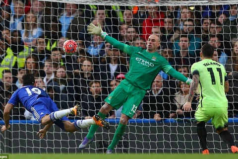 Costa mở đầu cho chiến thắng của Chelsea. (Nguồn: Getty Images)