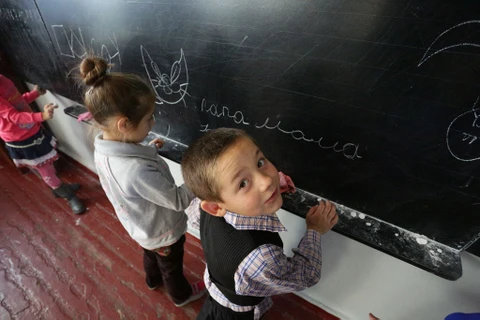 Những đứa trẻ ở Ukraine. (Nguồn: UNICEF)