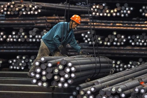 Công nhân ngành thép Trung Quốc. (Nguồn: Reuters)