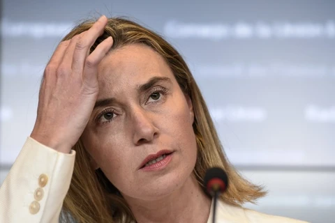 Đại diện cấp cao phụ trách chính sách an ninh và đối ngoại của EU Fédérica Mogherini. (Nguồn: delfi.lt)