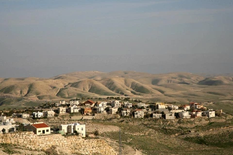 Khoảng 234ha đất đã được Israel tuyên bố là 'đất của nhà nước.' (Nguồn: AFP)