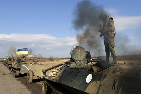 Lực lượng quân sự Ukraine. (Nguồn: AP)
