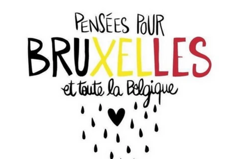Làn sóng “cầu nguyện cho Brussels” lan mạnh trong cộng đồng mạng