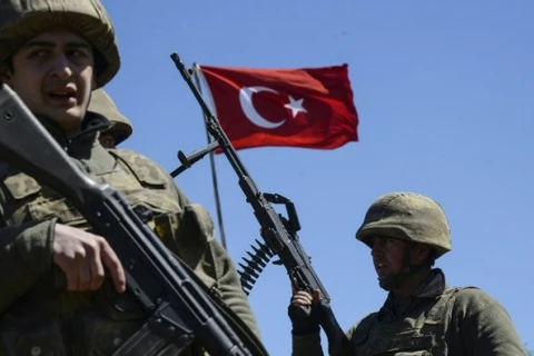Lực lượng an ninh Thổ Nhĩ Kỳ. (Nguồn: AFP)