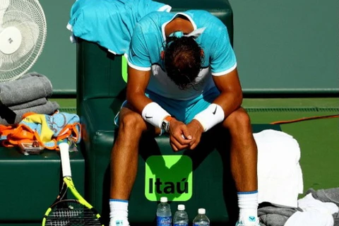 Rafael Nadal phải sớm dừng cuộc chơi ở Miami Masters. (Nguồn: Getty Images)