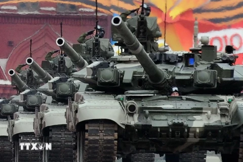 Xe tăng T-90. (Nguồn: AFP/TTXVN)