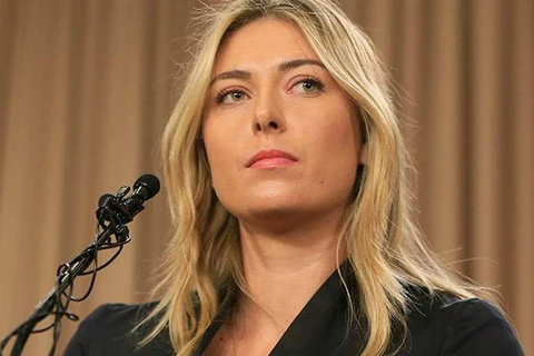 Maria Sharapova tăng 2 bậc trên bảng xếp hạng. (Nguồn: AP)