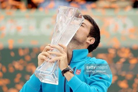 Djokovic giành nhiều Masters 1000 nhất lịch sử làng banh nỉ thế giới. (Nguồn: Getty Images)