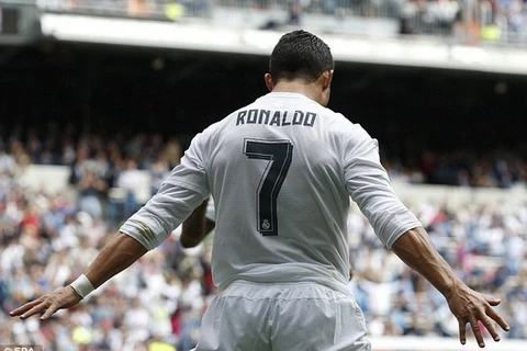 Ronaldo lập kỷ lục ghi bàn mới. (Nguồn: EPA)