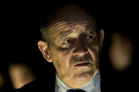 Bộ trưởng Quốc phòng Pháp Jean-Yves Le Drian. (Nguồn: AFP)
