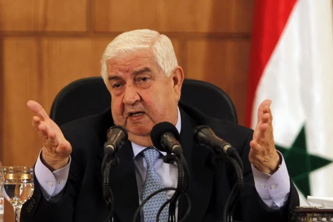Ngoại trưởng Syria Walid al-Moualem. (Nguồn: AP)