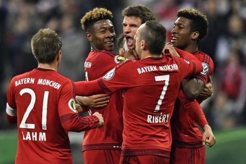 Bayern đang hướng đến mục tiêu ăn ba ở mùa này. (Nguồn: Getty Images)