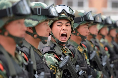 Lực lượng quân đội Trung Quốc. (Nguồn: Reuters)