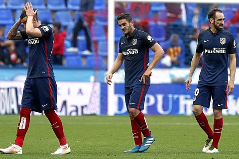 Atletico bất ngờ đầu hàng ở vòng áp chót La Liga. (Nguồn: Getty Images)