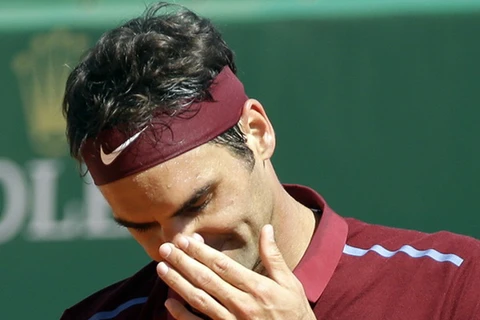 Roger Federer sớm chia tay Rome Masters 2016. (Nguồn: AP)
