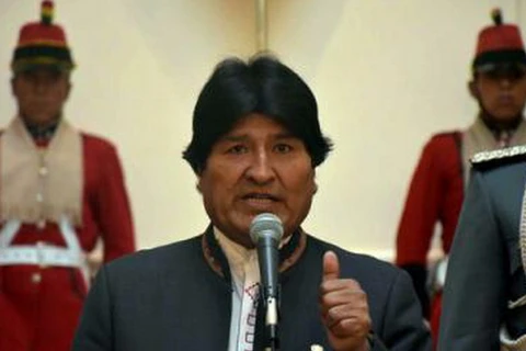 Tổng thống Bolivia Evo Morales. (Nguồn: Xinhua)