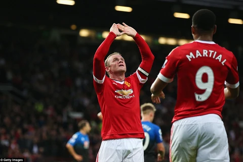 Rooney góp công mang chiến thắng về cho Manchester United. (Nguồn: Getty Images)