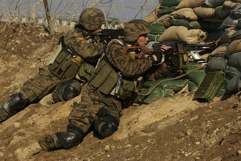 Lực lượng quân đội Mông Cổ tập trận. (Nguồn: armyrecognition.com)