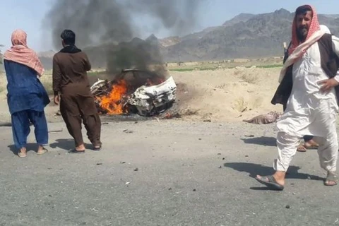 Thủ lĩnh của Taliban Akhtar Mansour được cho là đã thiệt mạng khi chiếc xe chở nhân vật này trúng tên lửa. (Nguồn: AFP)