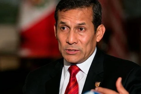 Tổng thống Peru Ollanta Humala. (Nguồn: AP)
