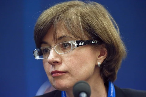 Phó Thống đốc thứ nhất Ngân hàng Trung Ương Nga, bà Ksenia Yudaeva. (Nguồn: Bloomberg)
