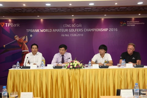 Họp báo công bố giải vô địch Golf Thế giới TPBank 2016
