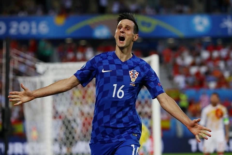 Croatia vào vòng 1/8 với tư cách nhất bảng sau khi đánh bại Tây Ban Nha. (Nguồn: Getty Images)