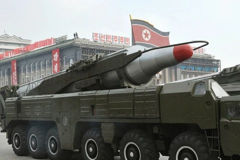 Tên lửa Musudan của Triều Tiên. (Nguồn: KCNA/EPA)