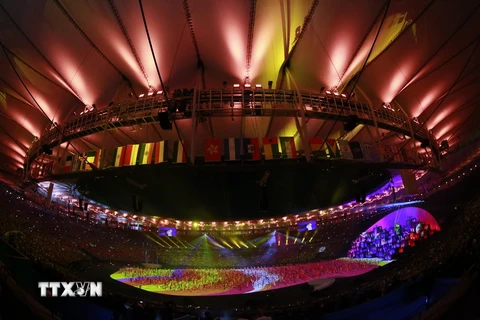 Khai mạc Olympic Rio 2016. (Nguồn: EPA/TTXVN)