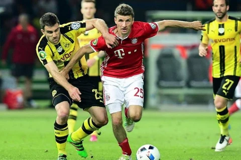 Bayern tranh Siêu cúp Đức với Dortmund. (Nguồn: Bild)