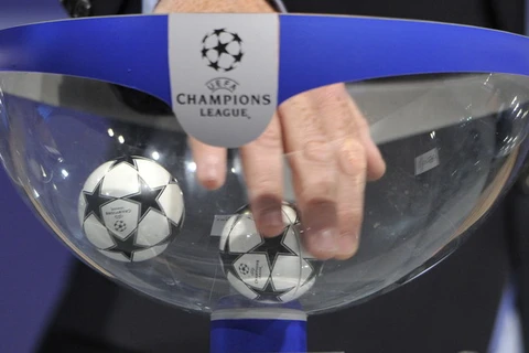 Bốc thăm chia bảng Champions League. (Nguồn: AP)