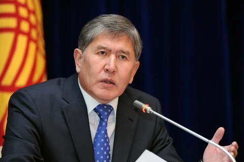 Tổng thống Kyrgyzstan Almazbek Atambayev. (Nguồn: AP)