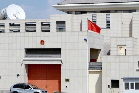 Đại sứ quán Trung Quốc ở Kyrgyzstan. (Nguồn: Reuters)