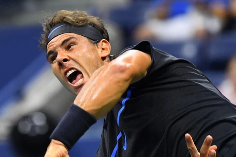Rafael Nadal vào vòng 4 US Open 2016. (Nguồn: Reuters)