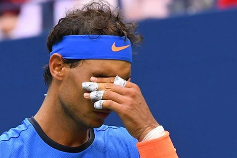 Nadal lại phải sớm dừng cuộc chơi. (Nguồn: AP)