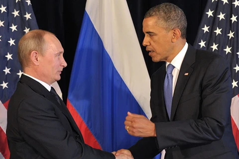 Tổng thống Nga Putin và người đồng cấp Mỹ Obama. (Nguồn: sputnik)