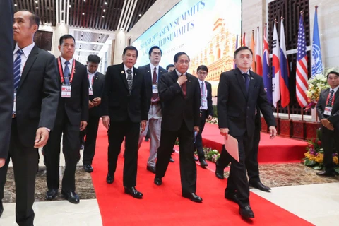 Ông Rodrigo Duterte tại Hội nghị thượng đỉnh ASEAN. (Nguồn: inquirer.net)