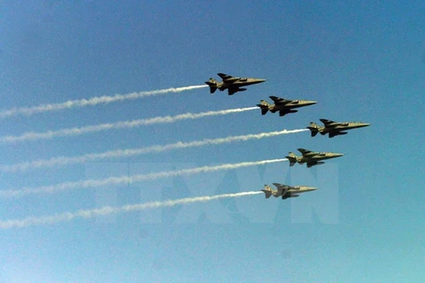 Máy bay chiến đấu thuộc Không quân Ấn Độ. (Nguồn: THX/TTXVN)