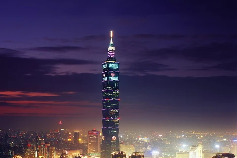Tháp Taipei 101 của Đài Loan. (Nguồn: AP)