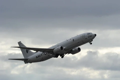 Máy bay do thám P-8 Poseidon của Hải quân Mỹ. (Nguồn: Getty Images)