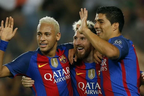 MSN ghi bàn, Barcelona thằng huy diệt. (Nguồn: Getty Images)